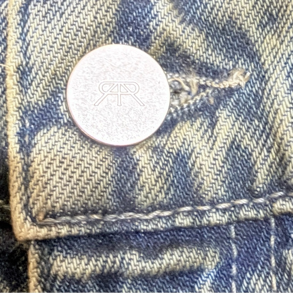 NWT RtA Wide-Leg Cargo Jeans Sz 27 - Picture 13 of 16